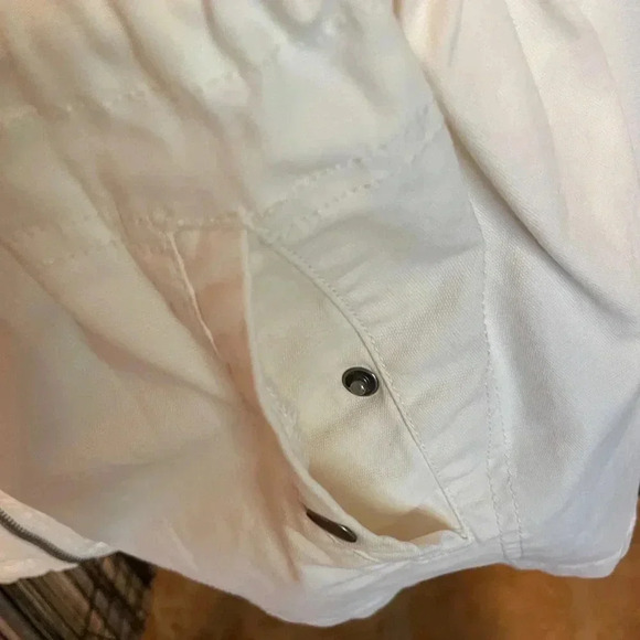 Old Navy Womens NWT 🍂 embroidered utility jacket pockets cinched waist XL - Picture 8 of 8